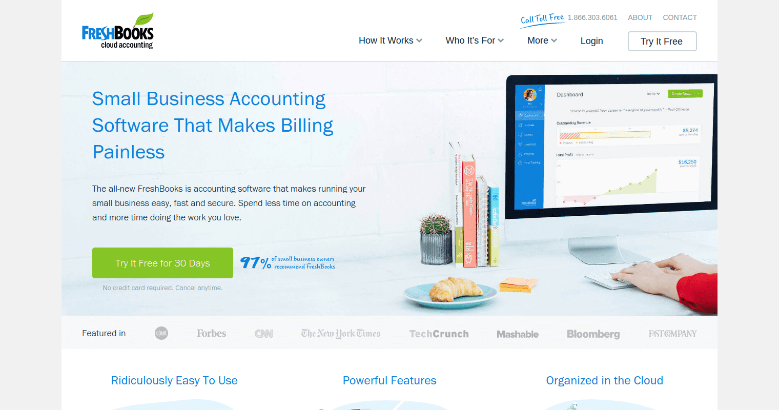 Freshbooks accounting software Startup tools