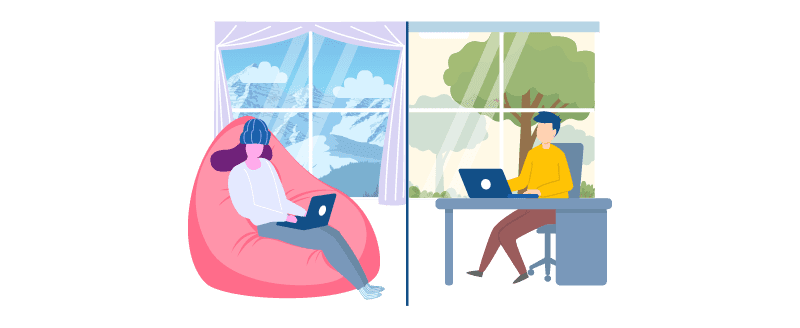 Working remotely or working from home?