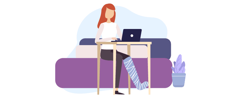 work from home when you are sick
