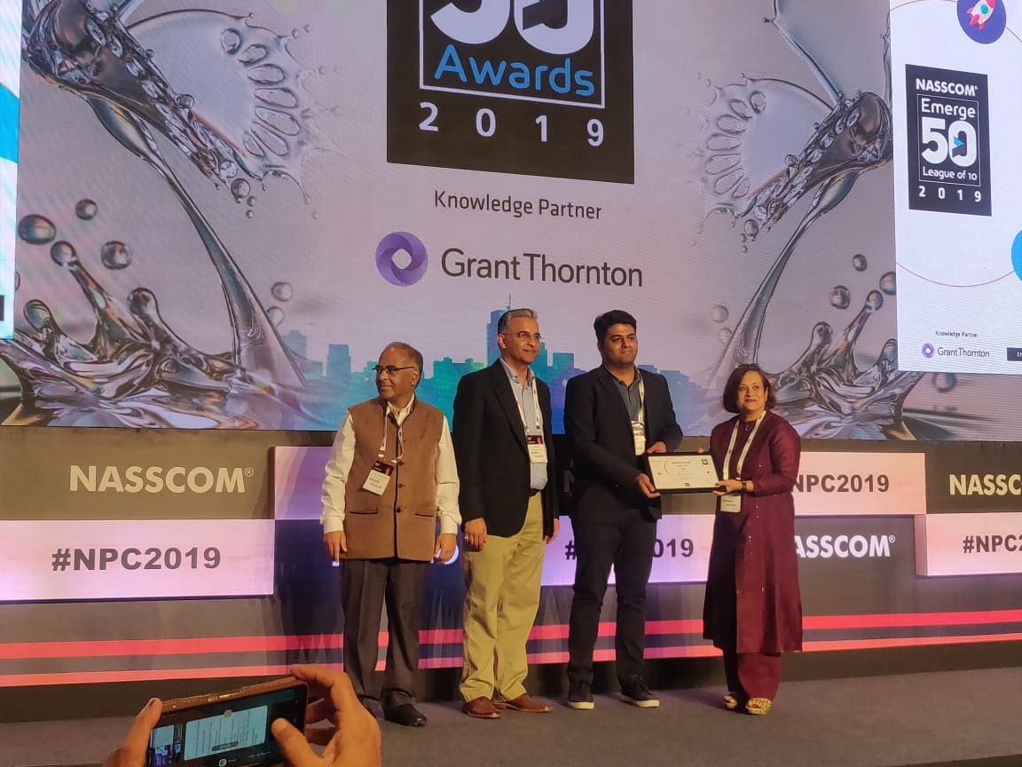 JustCall wins Nasscom Emerge 50 Award 2019