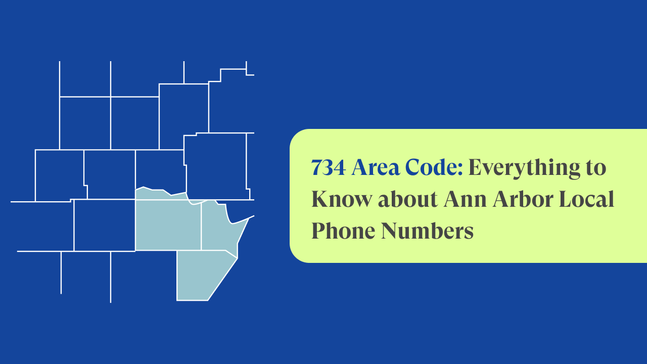 Area Code 734: Ann Arbor, Michigan Local Phone Numbers