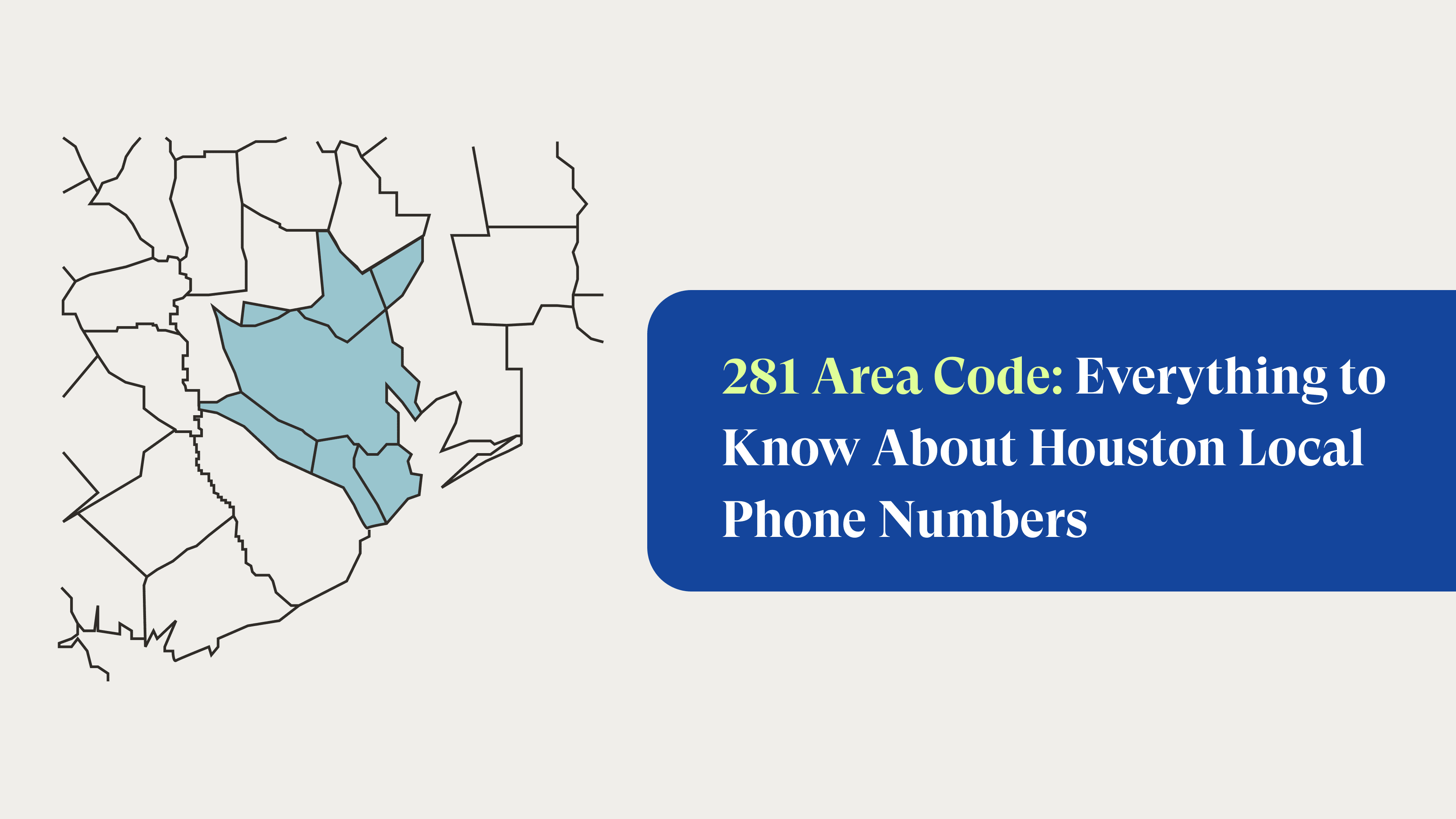 Area Code 281 and 823: Local Phone Numbers in Houston, TX