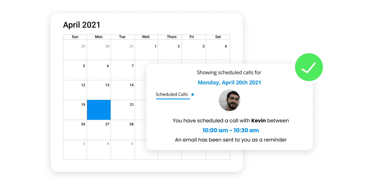 Sales automation feature: Appointment scheduler