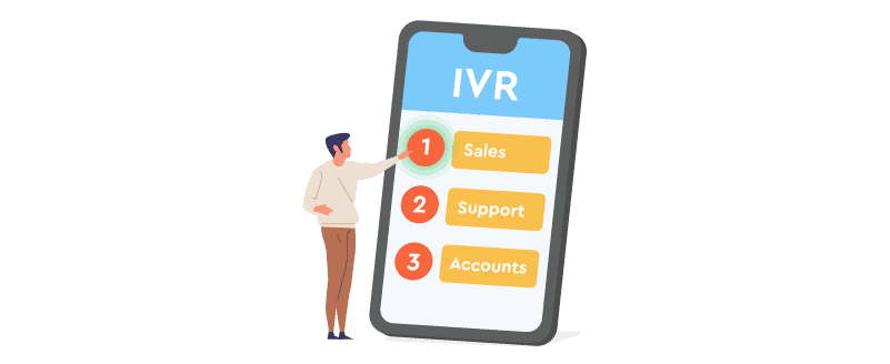 Multi-level IVR Menu in VoIP phone system