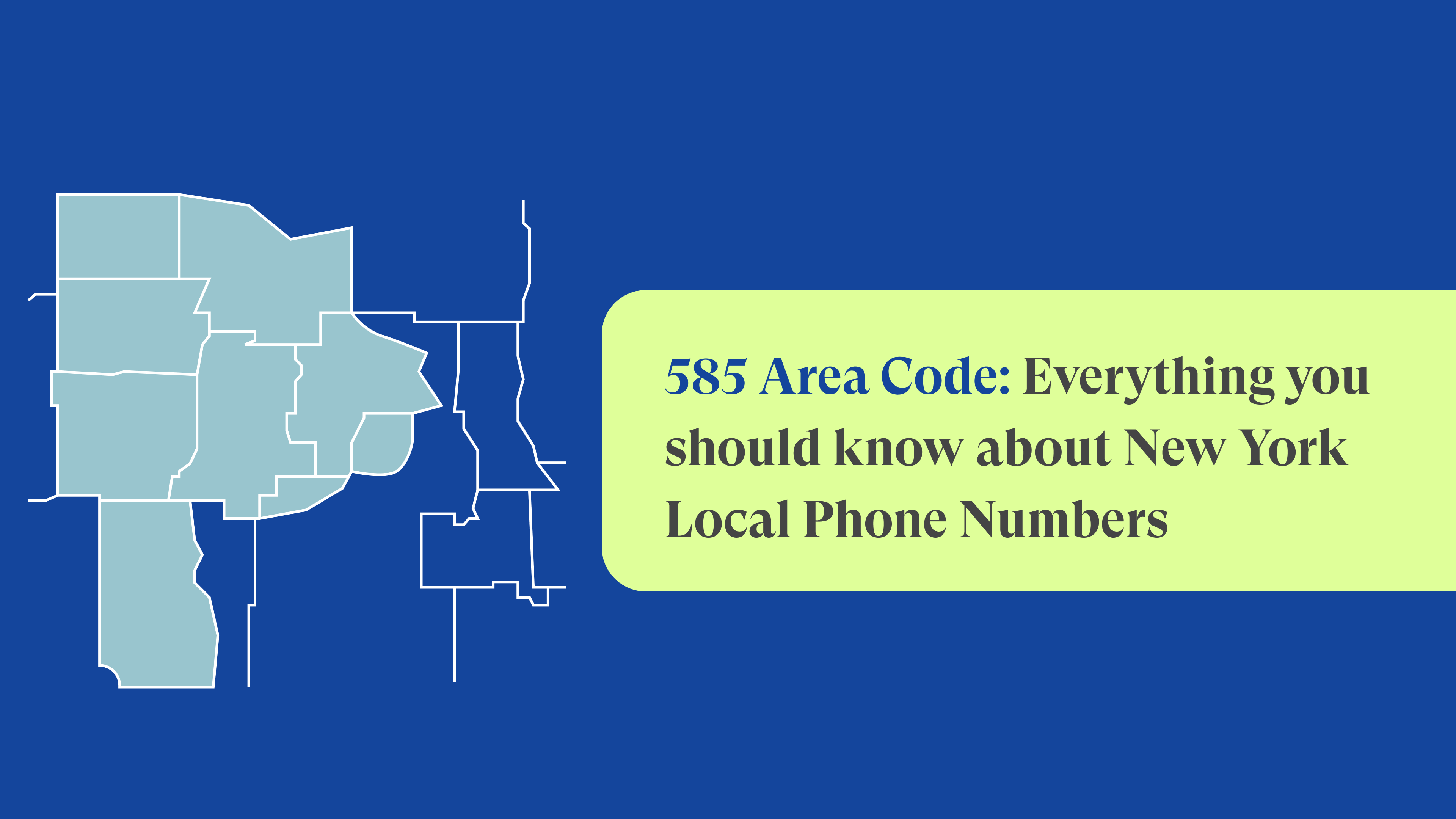 Area Code 585: New York, NYC Local Phone Numbers