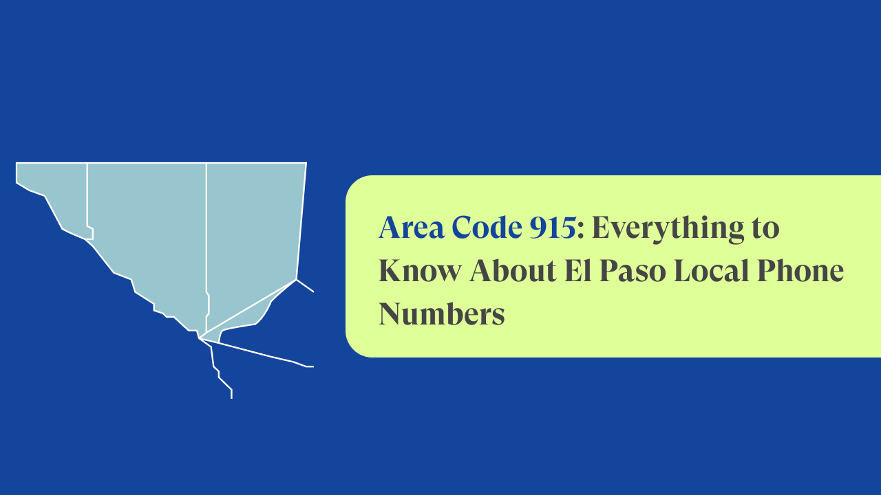 Area Code 915: El Paso, Texas Local Phone Numbers