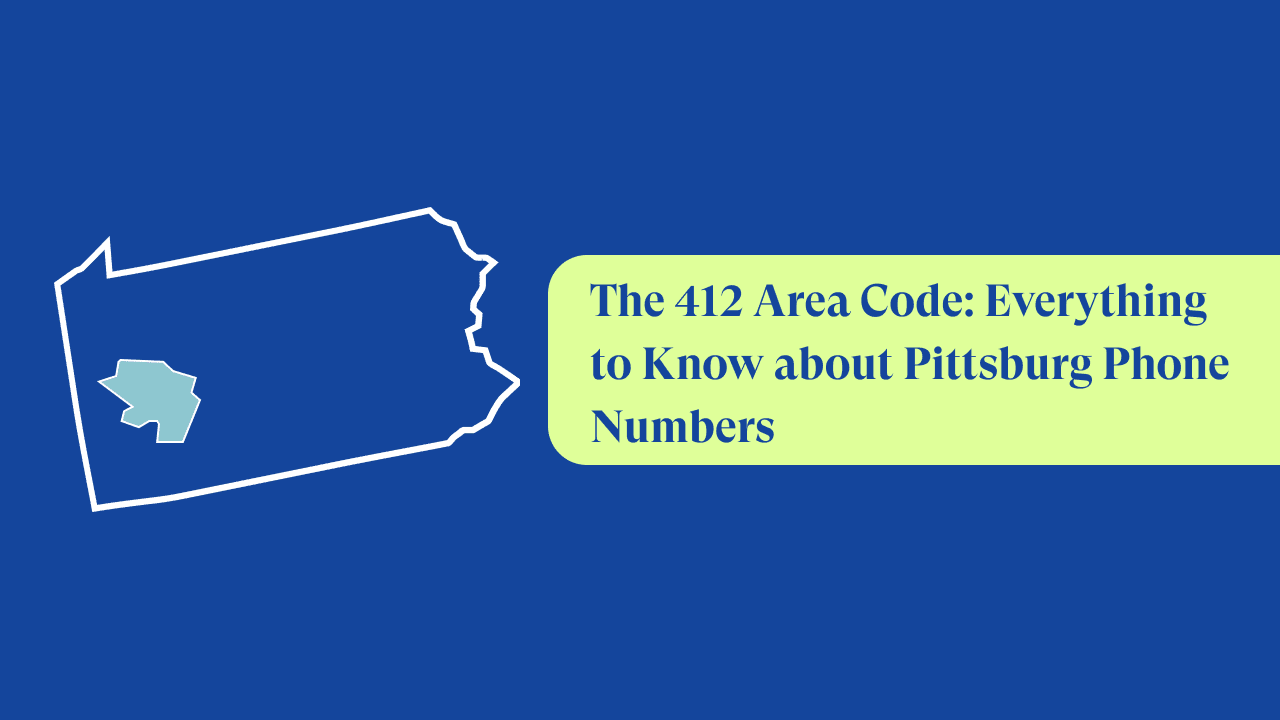Area Code 412: Pittsburg, Pennsylvania Local Phone Numbers
