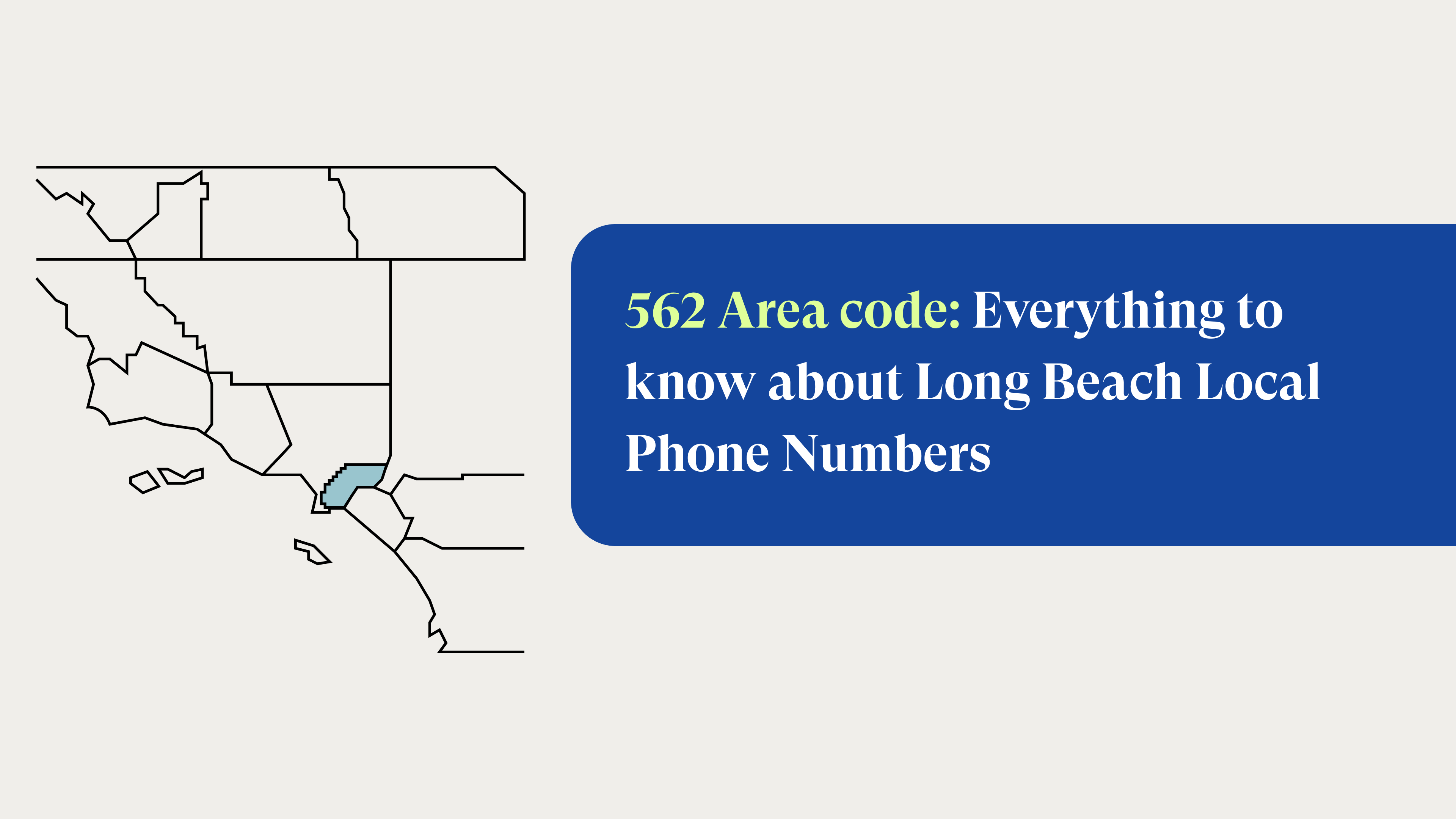 California Long Beach Area Code