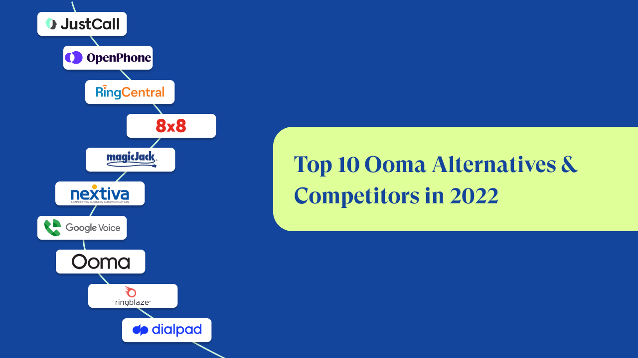 Top 10 Ooma Alternatives & Competitors for Business Phone Solution