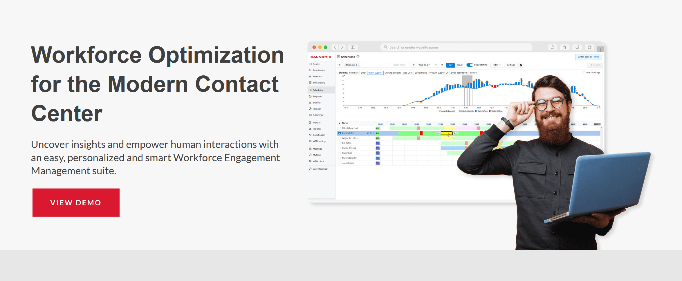 Ferramenta de Workforce Management para o Contact Center