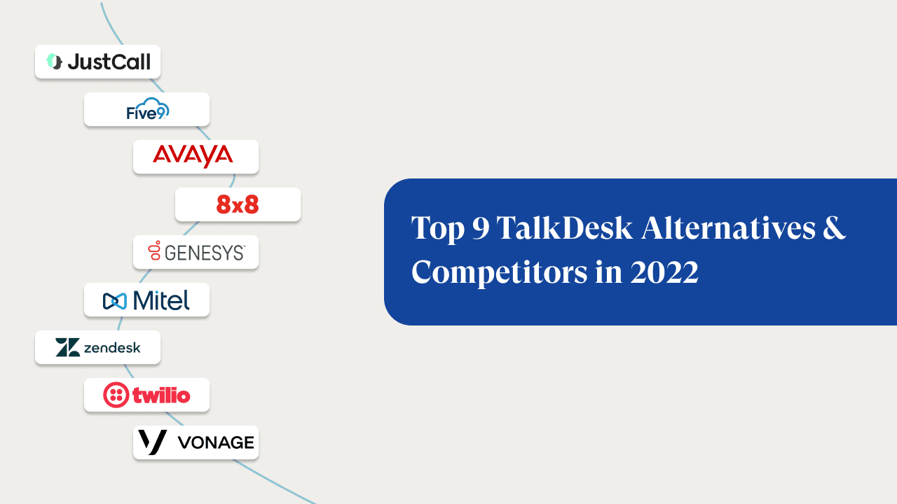 Top 9 Talkdesk Alternatives & Competitors in 2023