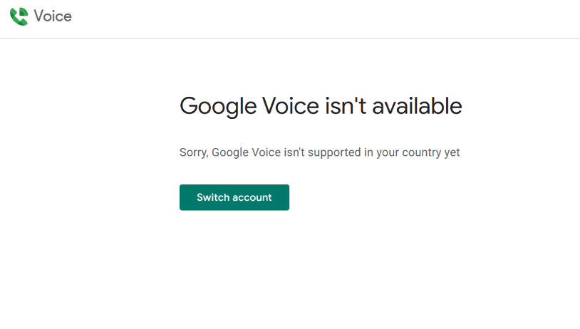 google voice not working:problems and solutions