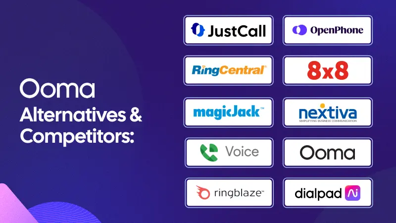 Top 10 Ooma Alternatives & Competitors for Business Phone Solution