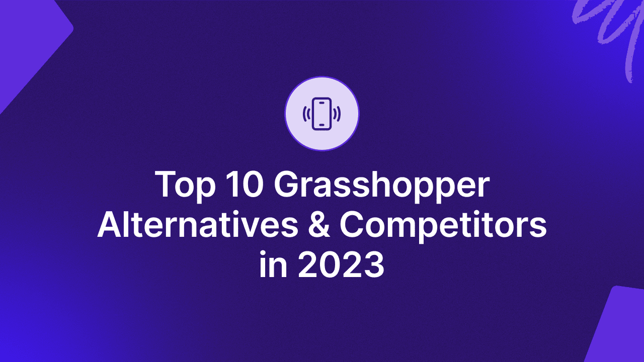 Top 10 Grasshopper Alternatives & Competitors