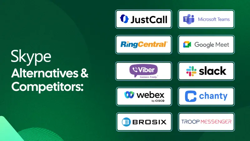 Top 10 Skype Alternatives & Competitors