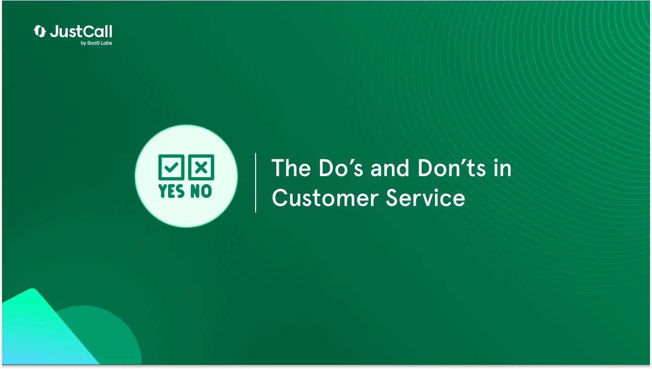 Important Do’s and Don’ts in Customer Service
