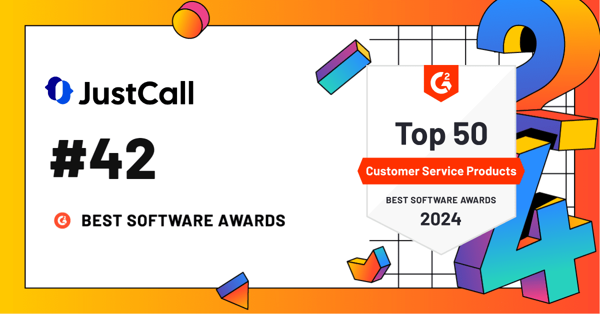 JustCall in the News: We’re One of the Best Customer Service Products for 2024