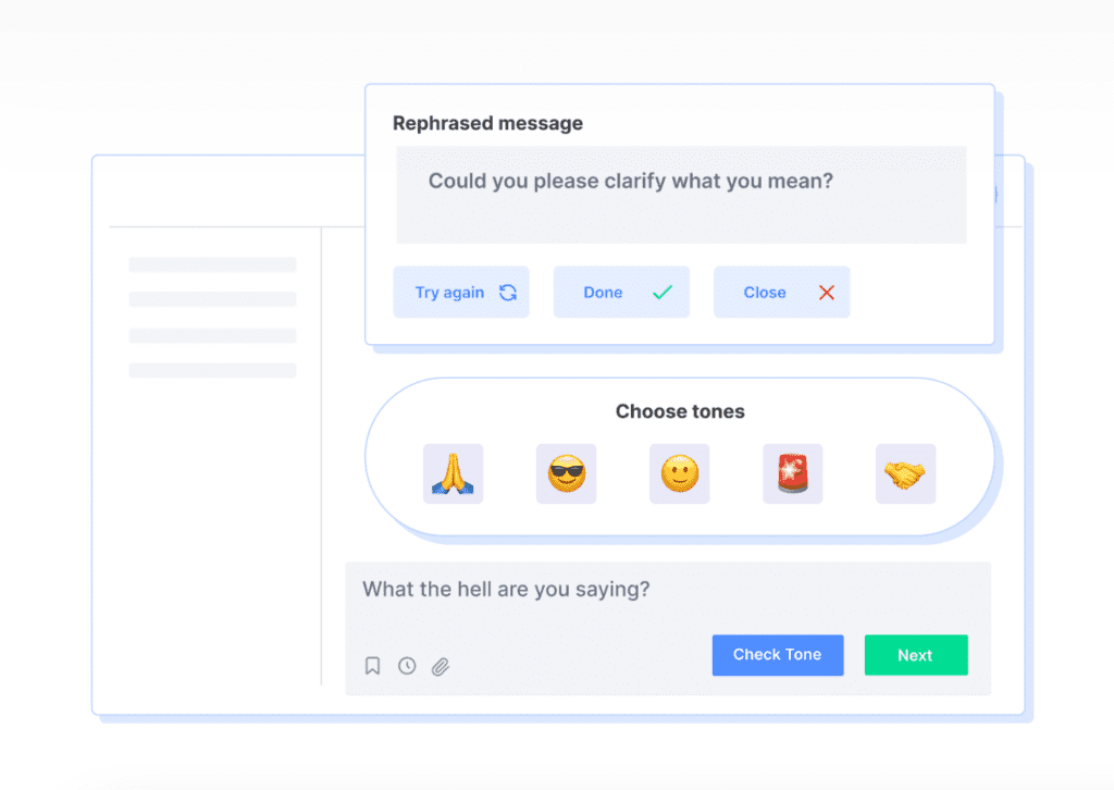 Analyze the tone dynamics of your original post or message